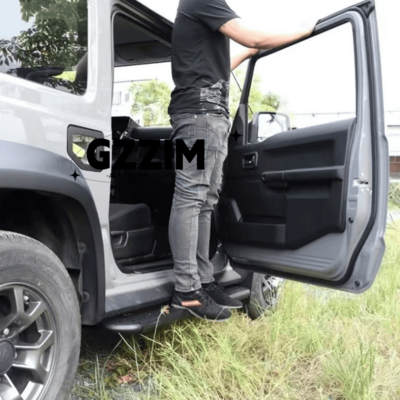 Suzuki Jimny 2007-2023 Black Aluminum Alloy Side Step Pedal