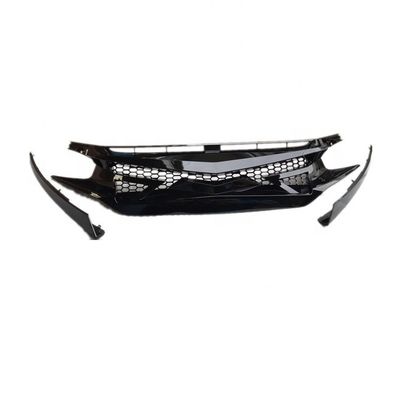 Grelha do pára-choque dianteiro preto do tipo Fc450 para Honda Civic X 2016+