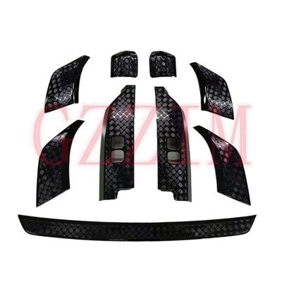 Defender 2007-2016 Lâmpada de carro Moulding Cover Luz Trim Espelho Cover