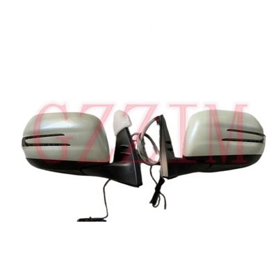 2016- ABS Plastic Side Mirrors Door Mirror Reversing Mirror With Steering Lamp For Prado Cruiser
