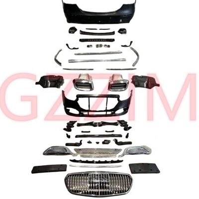 Kit de carroceria do carro Mercedes-Benz W213 Atualização para Maybach Grelha do pára-choque dianteiro traseiro