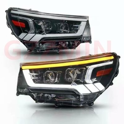 Lâmpadas LED de plástico preto para automóveis Toyota HILUX REVO ROCCO