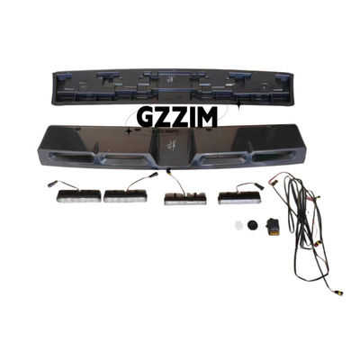 Toyota Land Cruiser LC300 2021 2022 2023 2024 Roof Led Drl Light Bar, Preto Brilhante, Alta Qualidade