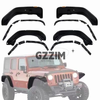 Jeep Wrangler JK JL JT Acessórios de carro Preto Largo corpo Fender Flares Roda Sobrancelhas