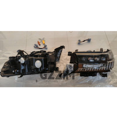 Lâmpada de Farol LED de Quatro Olhos de Reposição para Acessórios Automotivos para Toyota LC200 2016 Luz de Carro de Nível Superior