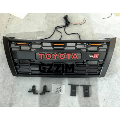 ABS Car Front Bumper Grille with LED for Toyota Fortuner 2016