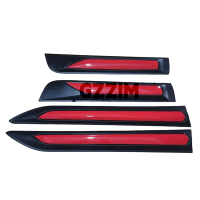 Plastico Refit Porta Passo Proteger Trim Moulding Cover Trim Para Hilux Revo Vigo