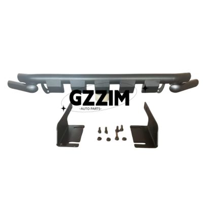 Para-choque dianteiro preto inoxidável para Ranger T9 com barra de proteção