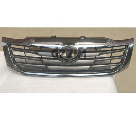 Modified Car Front Bumper Grille Auto Chromed Grille Car Middle Grilles For Toyota Vigo Hilux 2012