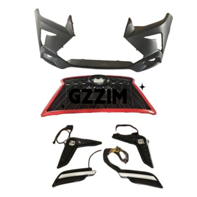 Toyota Vigo 2012 Plastic Front Bumper Grille Full Sets Bodykit Upgrade Parts To Lx Style