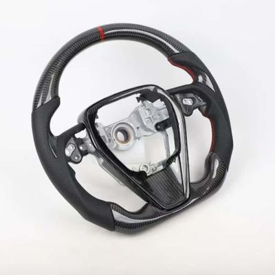 New Product Wholesale Carbon Fibre Perforated Leather Steering Wheel for Toyota Camry